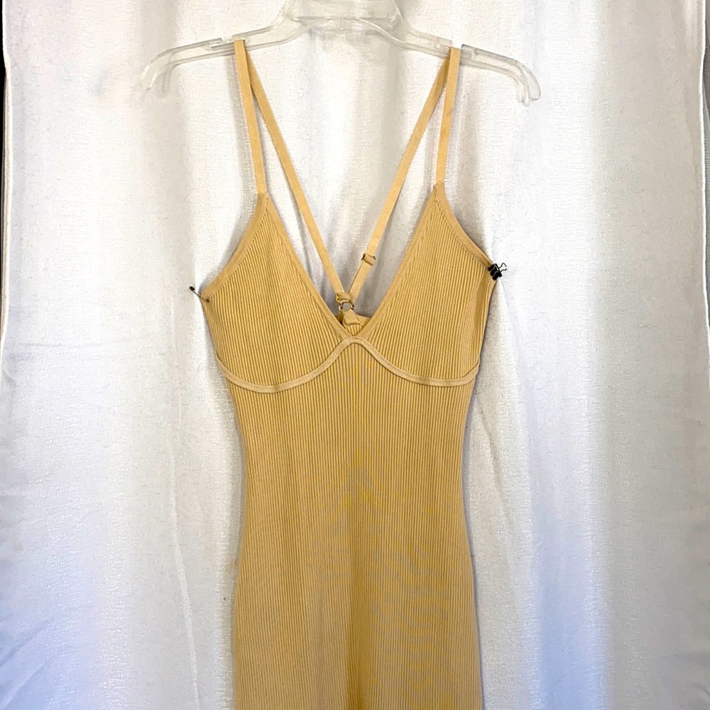 Fashion nova jumpsuit, nude, brand new